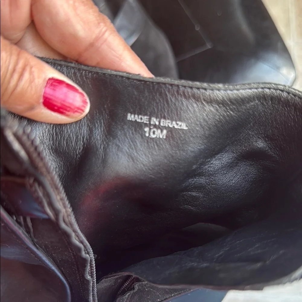 New 10 Crosby Derek Lam Black Women's Ankle Boots